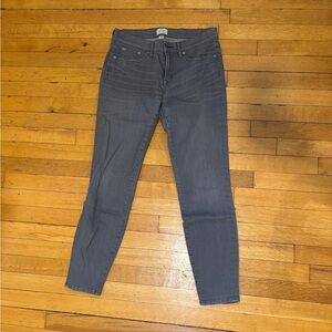 J. Crew Women's Grey Toothpick Jeans